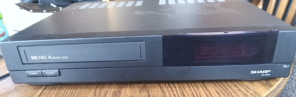 Sharp Model #VC6610U VHS HQ 4-Head OSD VCR For Parts